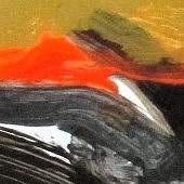 ohne titel, 2023, acryl auf papier, 88x63 cm, copyright axel hptner + vg bildkunst